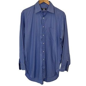 Herzfeld mens long sleeve button down shirt size 16